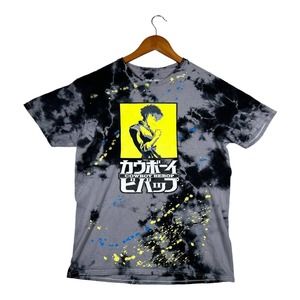 Cowboy Bebop Anime See You Space Cowboy Spike Sunrise Tie Dye Official T-Shirt M